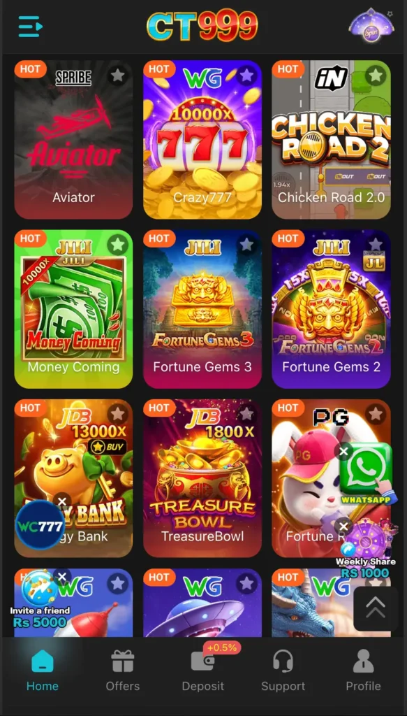 CT999 Game Interface